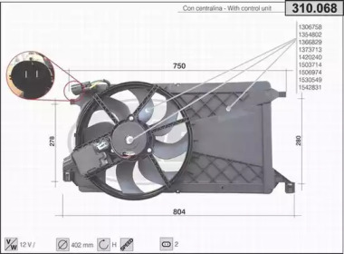 Вентилятор AHE 310.068