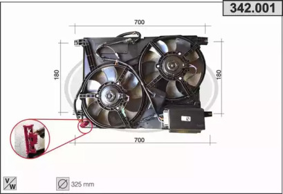 Вентилятор AHE 342.001