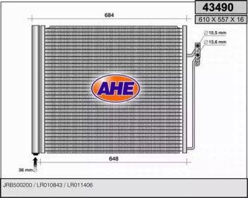 Конденсатор, кондиционер AHE 43490