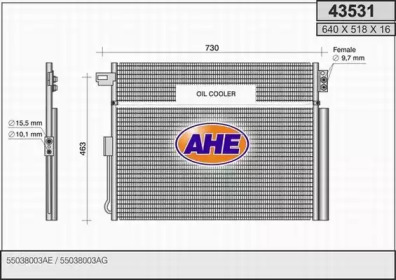 Конденсатор, кондиционер AHE 43531