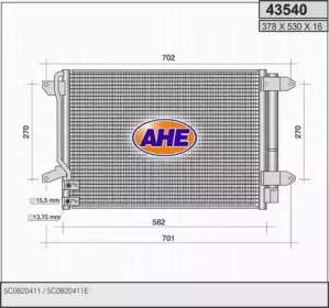 Конденсатор, кондиционер AHE 43540