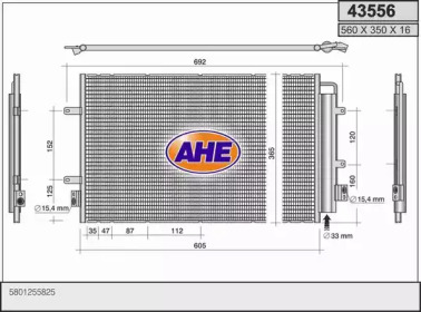 Конденсатор, кондиционер AHE 43556