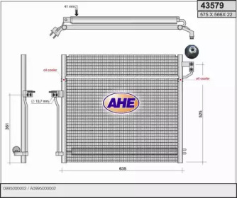 Конденсатор, кондиционер AHE 43579