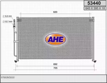 Конденсатор, кондиционер AHE 53440