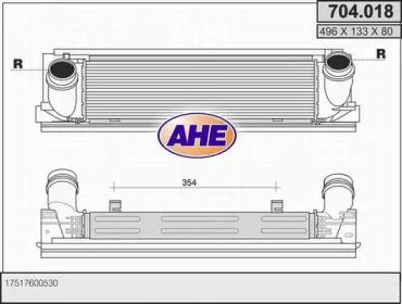 Интеркулер AHE 704.018