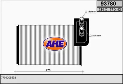 Теплообменник AHE 93780