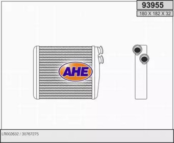 Теплообменник, отопление салона AHE 93955