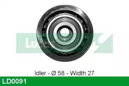 Ролик LUCAS ENGINE DRIVE LD0091