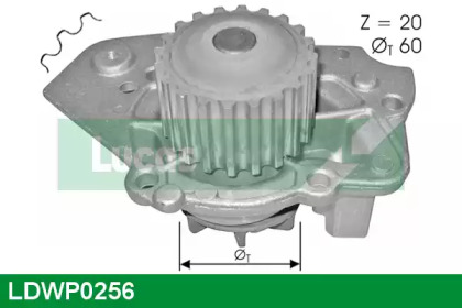 Насос LUCAS ENGINE DRIVE LDWP0256