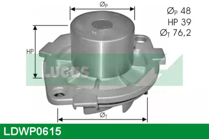 Насос LUCAS ENGINE DRIVE LDWP0615