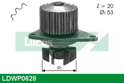 Насос LUCAS ENGINE DRIVE LDWP0628