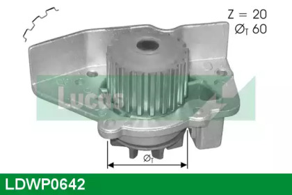 Насос LUCAS ENGINE DRIVE LDWP0642