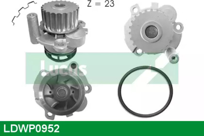 Насос LUCAS ENGINE DRIVE LDWP0952