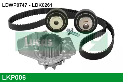 Комплект водяного насоса / зубчатого ремня LUCAS ENGINE DRIVE LKP006