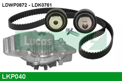 Комплект водяного насоса / зубчатого ремня LUCAS ENGINE DRIVE LKP040