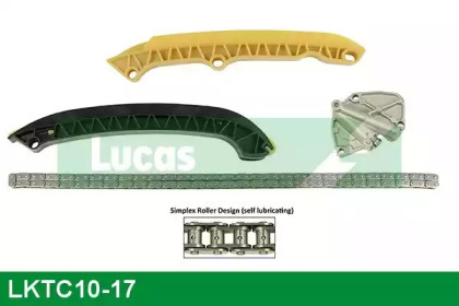 Комплект цепи привода распредвала LUCAS ENGINE DRIVE LKTC10-17