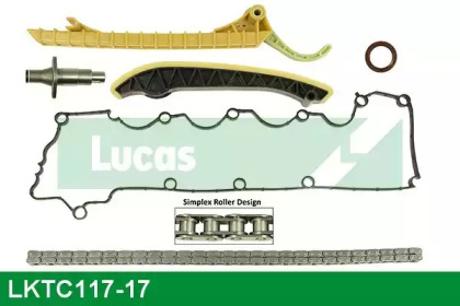 Комплект цепи привода распредвала LUCAS ENGINE DRIVE LKTC117-17