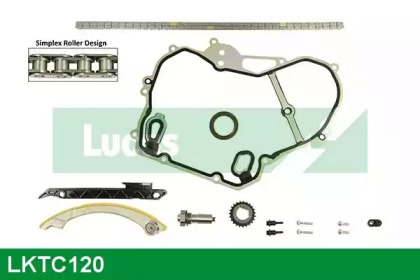 Комплект цепи привода распредвала LUCAS ENGINE DRIVE LKTC120