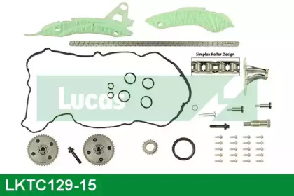 Комплект цели привода распредвала LUCAS ENGINE DRIVE LKTC129-15