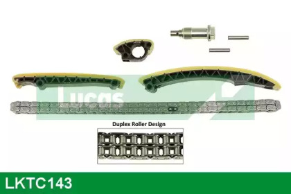 Комплект цепи привода распредвала LUCAS ENGINE DRIVE LKTC143