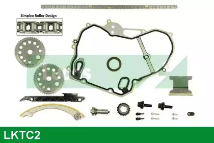 Комплект цепи привода распредвала LUCAS ENGINE DRIVE LKTC2