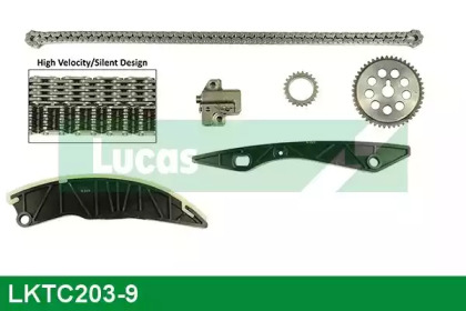 Комплект цепи привода распредвала LUCAS ENGINE DRIVE LKTC203-9