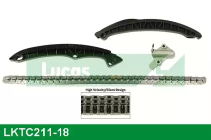 Комплект цепи привода распредвала LUCAS ENGINE DRIVE LKTC211-18