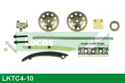 Комплект цепи привода распредвала LUCAS ENGINE DRIVE LKTC4-10