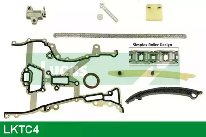 Комплект цепи привода распредвала LUCAS ENGINE DRIVE LKTC4