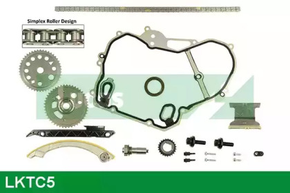 Комплект цепи привода распредвала LUCAS ENGINE DRIVE LKTC5