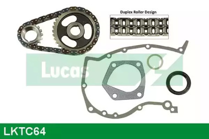 Комплект цепи привода распредвала LUCAS ENGINE DRIVE LKTC64