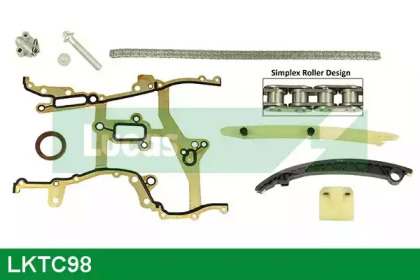 Комплект цепи привода распредвала LUCAS ENGINE DRIVE LKTC98