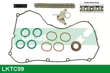 Комплект цепи привода распредвала LUCAS ENGINE DRIVE LKTC99