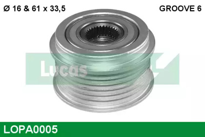 Механизм свободного хода LUCAS ENGINE DRIVE LOPA0005