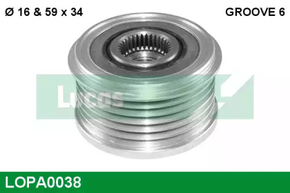 Механизм свободного хода LUCAS ENGINE DRIVE LOPA0038