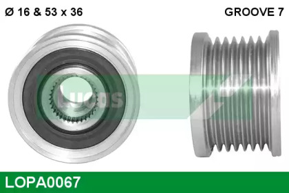 Механизм свободного хода LUCAS ENGINE DRIVE LOPA0067