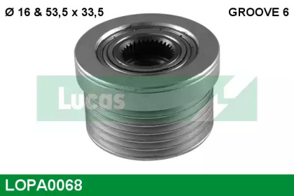 Механизм свободного хода LUCAS ENGINE DRIVE LOPA0068