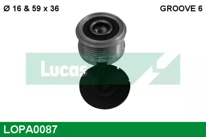 Механизм свободного хода LUCAS ENGINE DRIVE LOPA0087