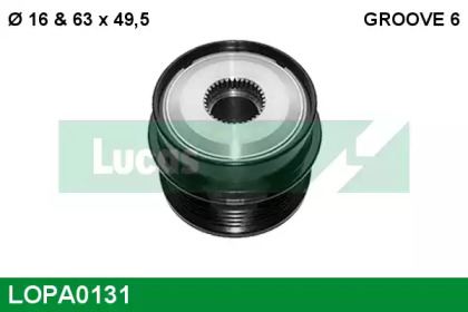 Механизм свободного хода LUCAS ENGINE DRIVE LOPA0131