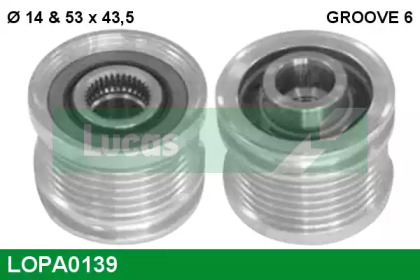 Механизм свободного хода генератора LUCAS ENGINE DRIVE LOPA0139