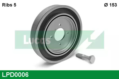 Ременный шкив LUCAS ENGINE DRIVE LPD0006