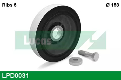 Ременный шкив LUCAS ENGINE DRIVE LPD0031