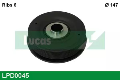 Ременный шкив LUCAS ENGINE DRIVE LPD0045