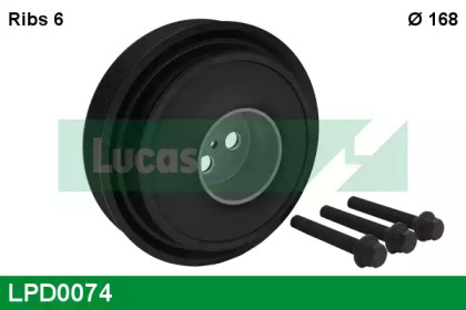 Ременный шкив LUCAS ENGINE DRIVE LPD0074