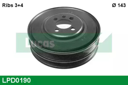 Ременный шкив LUCAS ENGINE DRIVE LPD0190