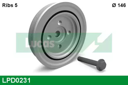 Ременный шкив LUCAS ENGINE DRIVE LPD0231