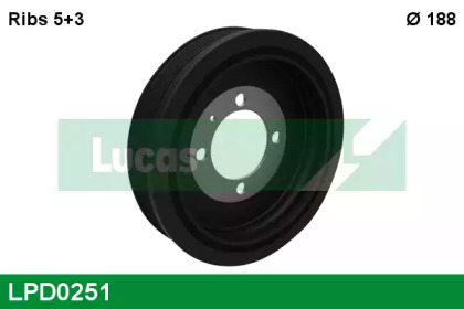 Ременный шкив LUCAS ENGINE DRIVE LPD0251