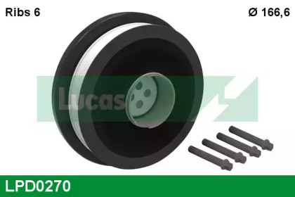 Ременный шкив LUCAS ENGINE DRIVE LPD0270