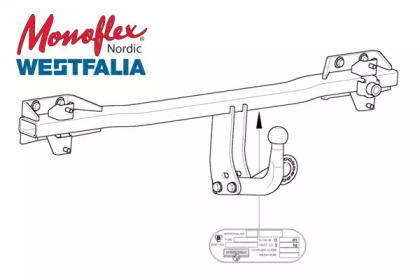 Прицепное оборудование MONOFLEX 303212600001
