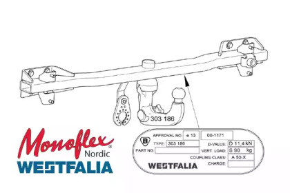Прицепное оборудование MONOFLEX 303235600001